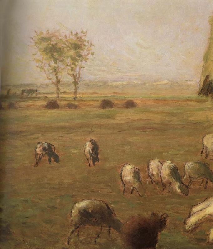 Jean Francois Millet Detail of  Spring,haymow oil painting image